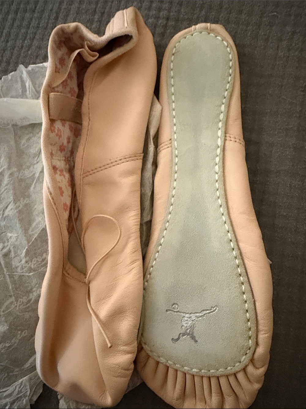 Capezio daisy full sole ballet slippers new in bow adult womens size10w